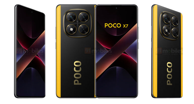 Poco X7 design and colors revealed