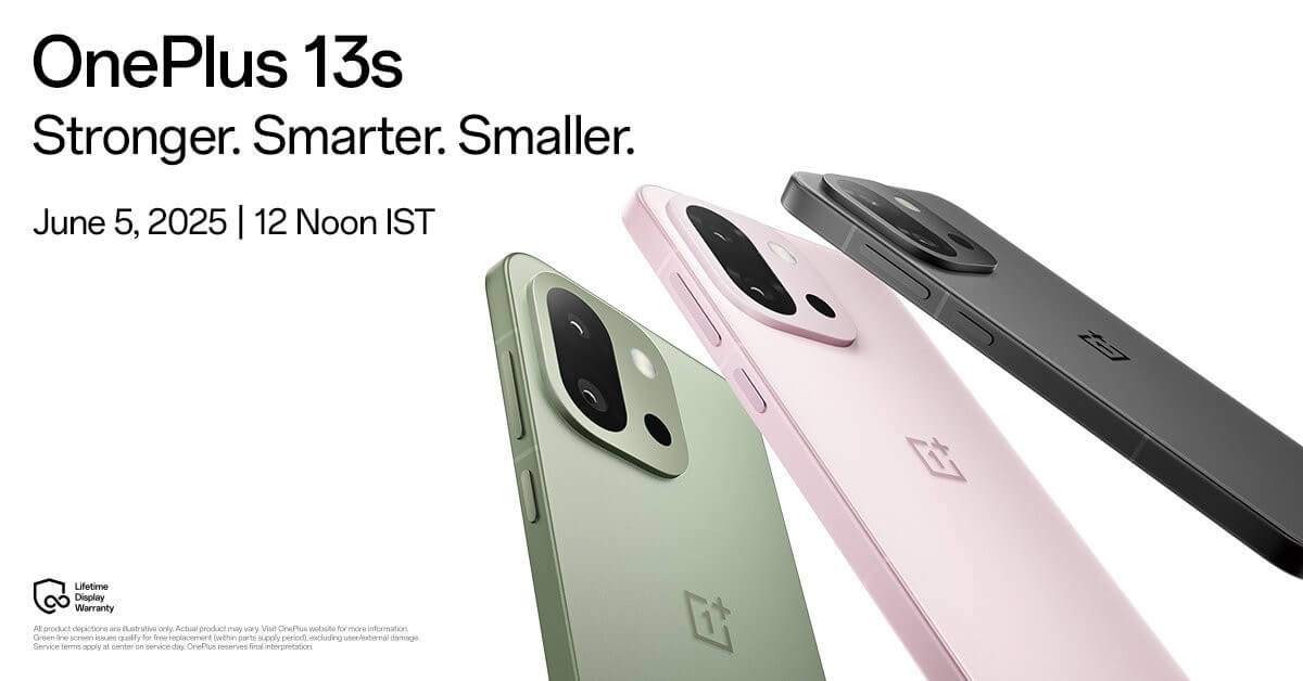 OnePlus 13s India launch date confirmed for June 5, 2025